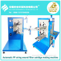 To 15 countries PP yarn string wound filter cartridge making machine